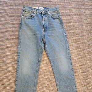 Agolde 90's Pinch Waist High Rise Straight Jeans - 26"